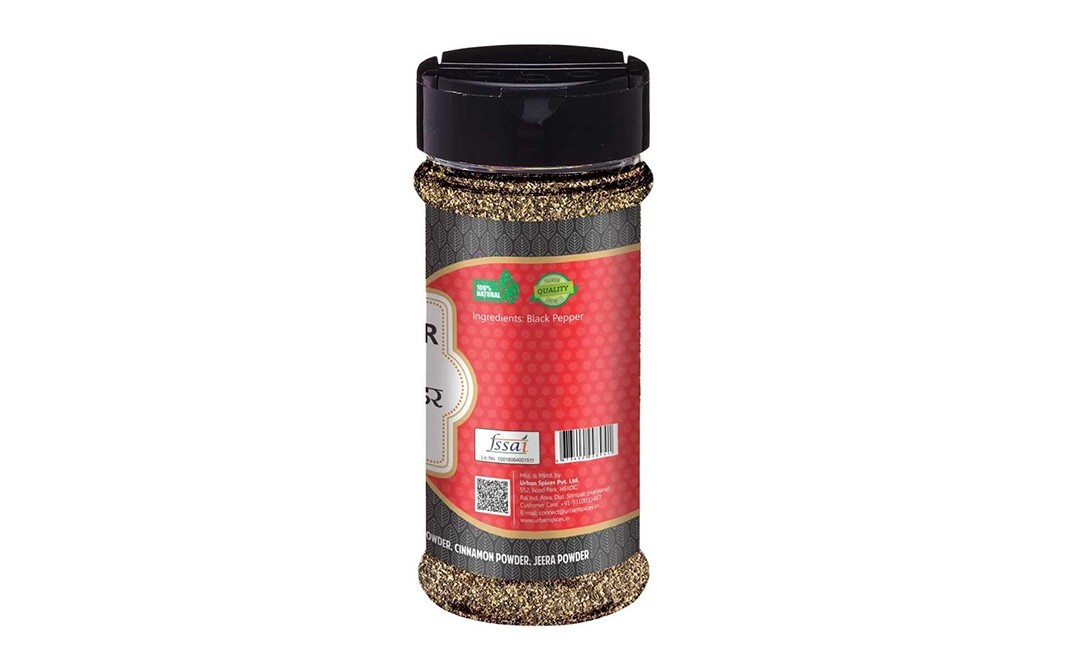 Jiwesh Black Pepper Powder    Plastic Jar  100 grams